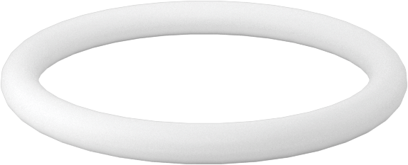 Ultra Kimyasala Dayanıklı Sert PTFE O-Ring, 1 mm Genişlik, 9 mm İç Çap