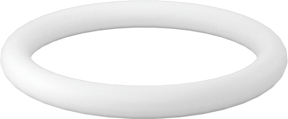 Ultra Kimyasala Dayanıklı Sert PTFE O-Ring, 1.5 mm Genişlik, 11.5 mm İç Çap