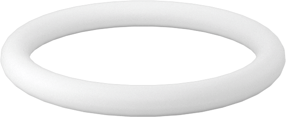 Ultra Kimyasala Dayanıklı Sert PTFE O-Ring, 1.5 mm Genişlik, 12 mm İç Çap