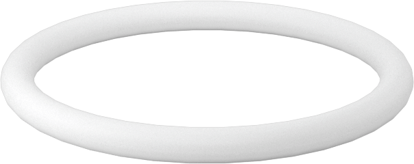 Ultra Kimyasala Dayanıklı Sert PTFE O-Ring, 1.5 mm Genişlik, 16 mm İç Çap