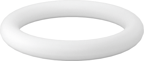 Ultra Kimyasala Dayanıklı Sert PTFE O-Ring, 1.5 mm Genişlik, 8.5 mm İç Çap