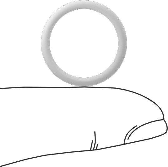 Ultra Kimyasala Dayanıklı Sert PTFE O-Ring, 2 mm Genişlik, 16 mm İç Çap