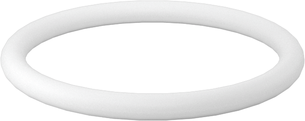 Ultra Kimyasala Dayanıklı Sert PTFE O-Ring, 2 mm Genişlik, 21 mm İç Çap