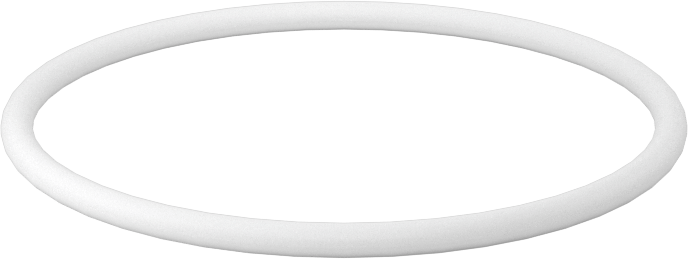 Ultra Kimyasala Dayanıklı Sert PTFE O-Ring, 2 mm Genişlik, 40 mm İç Çap