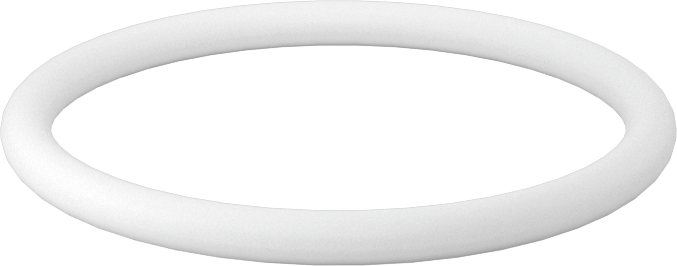 Ultra Kimyasala Dayanıklı Sert PTFE O-Ring, 3 mm Genişlik, 35 mm İç Çap