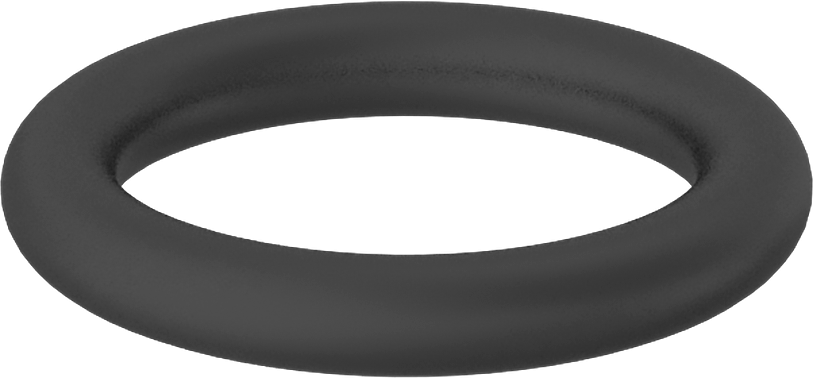 Kimyasala Dayanıklı Viton® Floroelastomer O-Ring, Düz Dişli Bağlantılar İçin, Mil. Spec., Dash 904