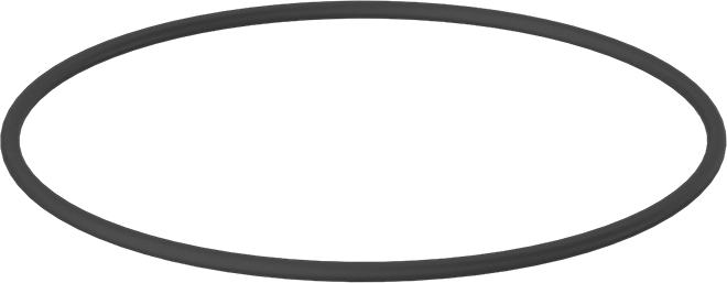 Kimyasala Dayanıklı Viton® Floroelastomer O-Ring, Mil-R-83248, 1/8 Kesirli Genişlik, Dash No. 251