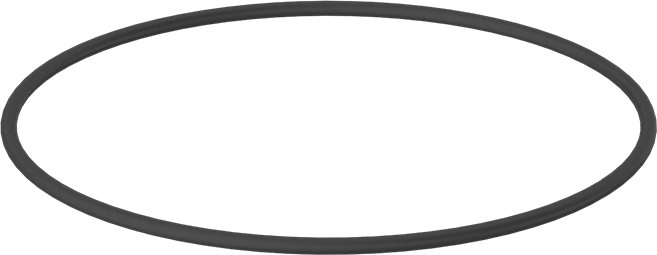 Kimyasala Dayanıklı Viton® Floroelastomer O-Ring, Mil-R-83248, 1/8 Kesirli Genişlik, Dash No. 254