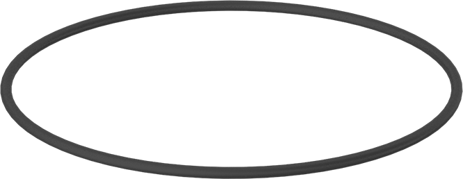 Kimyasala Dayanıklı Viton® Floroelastomer O-Ring, Mil-R-83248, 1/8 Kesirli Genişlik, Dash No. 255