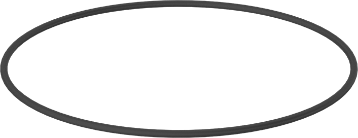 Kimyasala Dayanıklı Viton® Floroelastomer O-Ring, Mil-R-83248, 1/8 Kesirli Genişlik, Dash No. 261