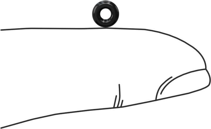 Yağa Dayanıklı Sert Buna-N O-Ring, 1.5 mm Genişlik, 2 mm İç Çap