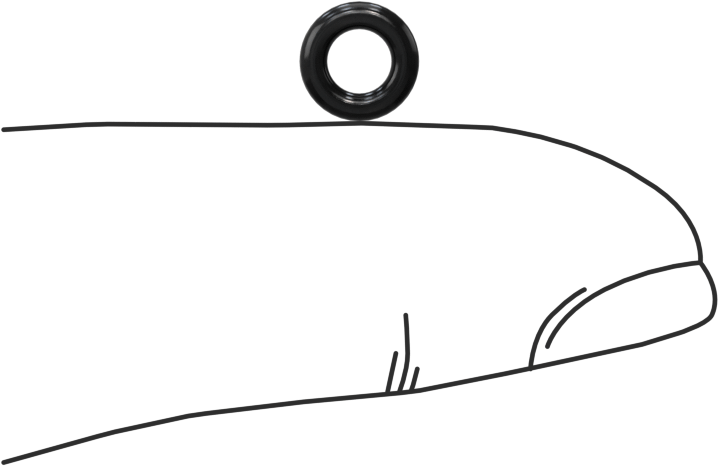 Yağa Dayanıklı Sert Buna-N O-Ring, 1.5 mm Genişlik, 3.5 mm İç Çap