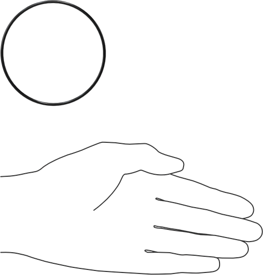 Yağa Dayanıklı Sert Buna-N O-Ring, 2 mm Genişlik, 70 mm İç Çap