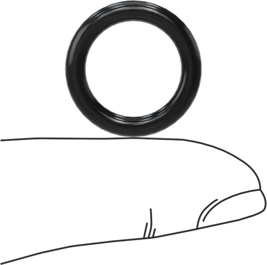 Yağa Dayanıklı Sert Buna-N O-Ring, 3 mm Genişlik, 14 mm İç Çap