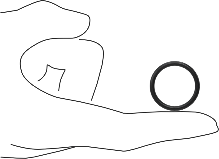 Süper Esnek DuPont Kalrez 7075 O-Ring, Ultra Kimyasala Dayanıklı, 3/32 Kesirli Genişlik, Dash 118