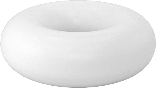 Yumuşak Viton® Floroelastomer O-Ring, FDA Uyumlu, 1/16 Kesirli Genişlik, Dash No. 004