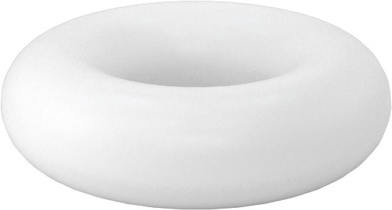 Yumuşak Viton® Floroelastomer O-Ring, FDA Uyumlu, 1/16 Kesirli Genişlik, Dash No. 005