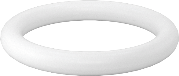 Yumuşak Viton® Floroelastomer O-Ring, FDA Uyumlu, 1/16 Kesirli Genişlik, Dash No. 013