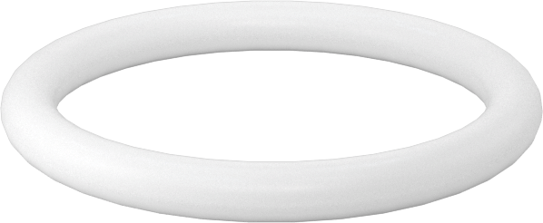 Yumuşak Viton® Floroelastomer O-Ring, FDA Uyumlu, 1/16 Kesirli Genişlik, Dash No. 015