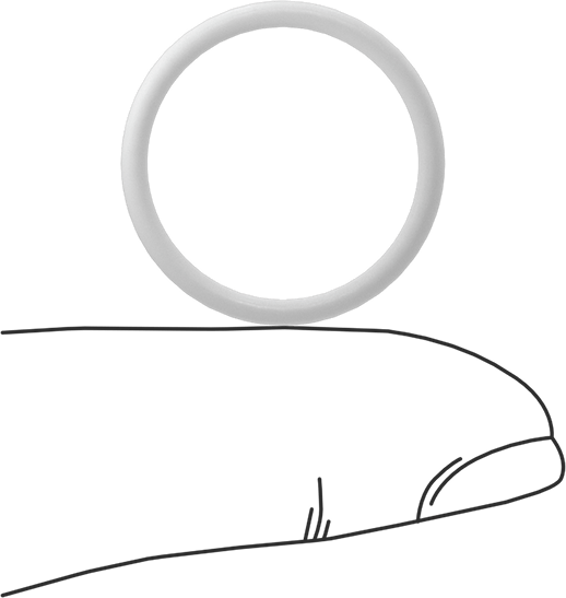 Yumuşak Viton® Floroelastomer O-Ring, FDA Uyumlu, 1/16 Kesirli Genişlik, Dash No. 018