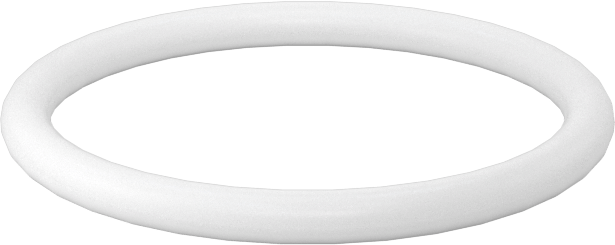 Yumuşak Viton® Floroelastomer O-Ring, FDA Uyumlu, 1/16 Kesirli Genişlik, Dash No. 018