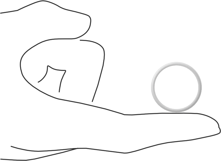 Yumuşak Viton® Floroelastomer O-Ring, FDA Uyumlu, 1/16 Kesirli Genişlik, Dash No. 021