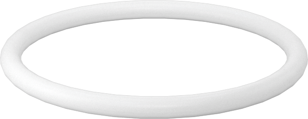 Yumuşak Viton® Floroelastomer O-Ring, FDA Uyumlu, 1/16 Kesirli Genişlik, Dash No. 021