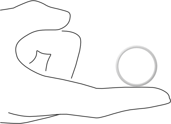 Yumuşak Viton® Floroelastomer O-Ring, FDA Uyumlu, 1/16 Kesirli Genişlik, Dash No. 022