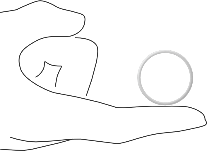 Yumuşak Viton® Floroelastomer O-Ring, FDA Uyumlu, 1/16 Kesirli Genişlik, Dash No. 024