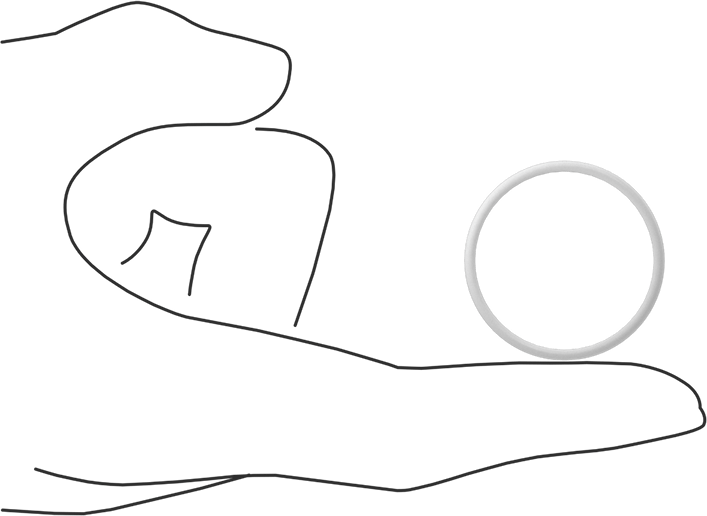 Yumuşak Viton® Floroelastomer O-Ring, FDA Uyumlu, 1/16 Kesirli Genişlik, Dash No. 025