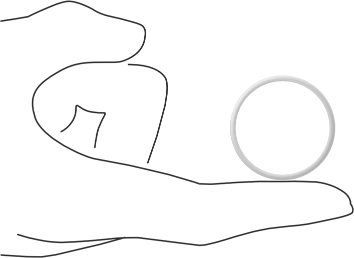 Yumuşak Viton® Floroelastomer O-Ring, FDA Uyumlu, 1/16 Kesirli Genişlik, Dash No. 026