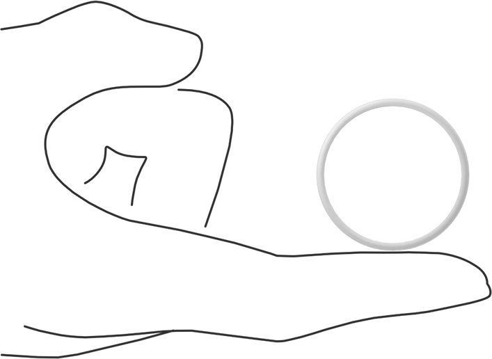 Yumuşak Viton® Floroelastomer O-Ring, FDA Uyumlu, 1/16 Kesirli Genişlik, Dash No. 027