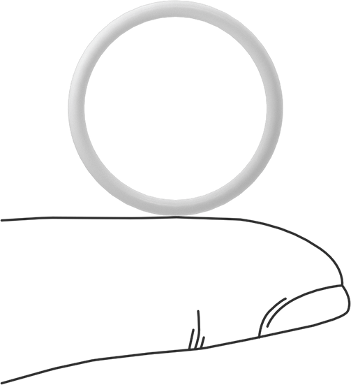 Yumuşak Viton® Floroelastomer O-Ring, FDA Uyumlu, 1/16 Kesirli Genişlik, Dash No. 019