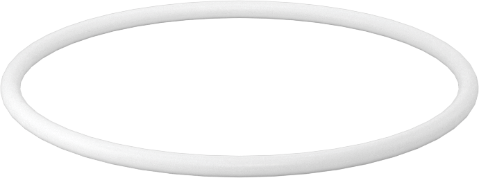 Yumuşak Viton® Floroelastomer O-Ring, FDA Uyumlu, 1/16 Kesirli Genişlik, Dash No. 030