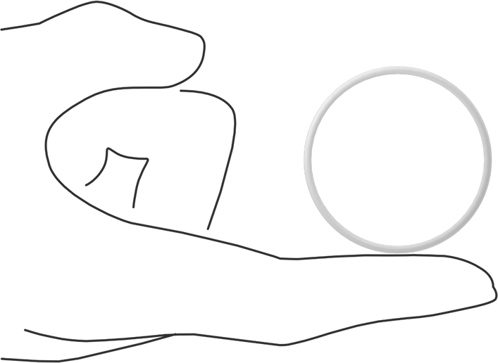 Yumuşak Viton® Floroelastomer O-Ring, FDA Uyumlu, 1/16 Kesirli Genişlik, Dash No. 030