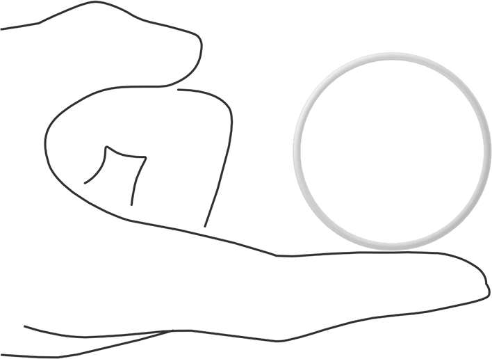 Yumuşak Viton® Floroelastomer O-Ring, FDA Uyumlu, 1/16 Kesirli Genişlik, Dash No. 031