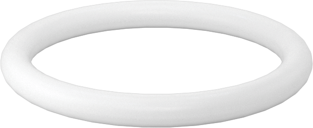 Yumuşak Viton® Floroelastomer O-Ring, FDA Uyumlu, 3/32 Kesirli Genişlik, Dash No. 118