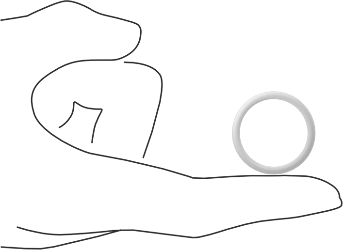 Yumuşak Viton® Floroelastomer O-Ring, FDA Uyumlu, 3/32 Kesirli Genişlik, Dash No. 119