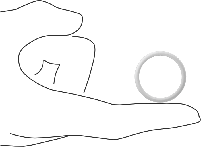 Yumuşak Viton® Floroelastomer O-Ring, FDA Uyumlu, 3/32 Kesirli Genişlik, Dash No. 120