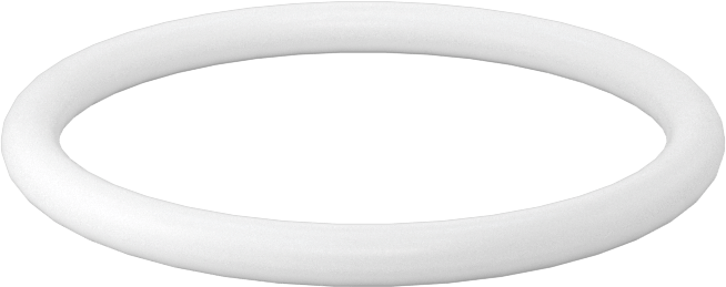 Yumuşak Viton® Floroelastomer O-Ring, FDA Uyumlu, 3/32 Kesirli Genişlik, Dash No. 122