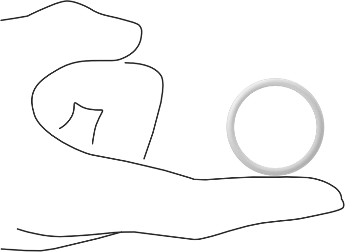 Yumuşak Viton® Floroelastomer O-Ring, FDA Uyumlu, 3/32 Kesirli Genişlik, Dash No. 122