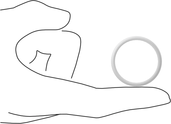 Yumuşak Viton® Floroelastomer O-Ring, FDA Uyumlu, 3/32 Kesirli Genişlik, Dash No. 123