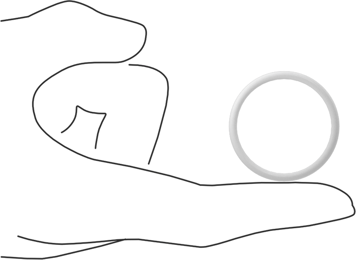 Yumuşak Viton® Floroelastomer O-Ring, FDA Uyumlu, 3/32 Kesirli Genişlik, Dash No. 124