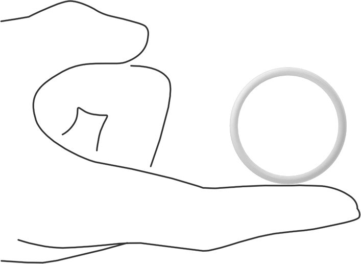 Yumuşak Viton® Floroelastomer O-Ring, FDA Uyumlu, 3/32 Kesirli Genişlik, Dash No. 125