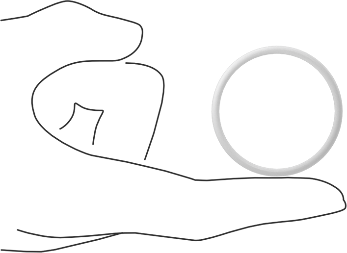 Yumuşak Viton® Floroelastomer O-Ring, FDA Uyumlu, 3/32 Kesirli Genişlik, Dash No. 129