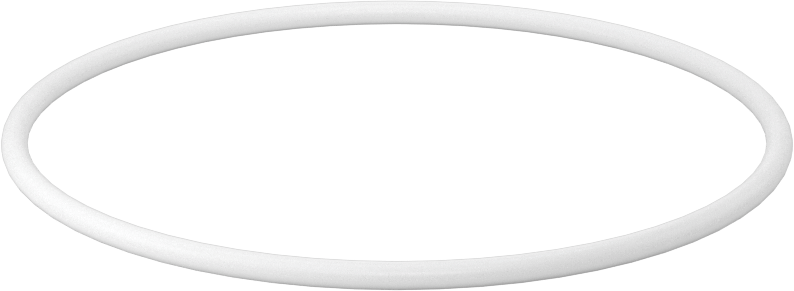 Yumuşak Viton® Floroelastomer O-Ring, FDA Uyumlu, 3/32 Kesirli Genişlik, Dash No. 151