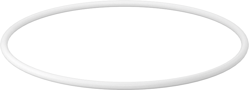 Yumuşak Viton® Floroelastomer O-Ring, FDA Uyumlu, 3/32 Kesirli Genişlik, Dash No. 153