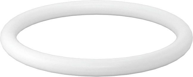 Yumuşak Viton® Floroelastomer O-Ring, FDA Uyumlu, 3/32 Kesirli Genişlik, Dash No. 121