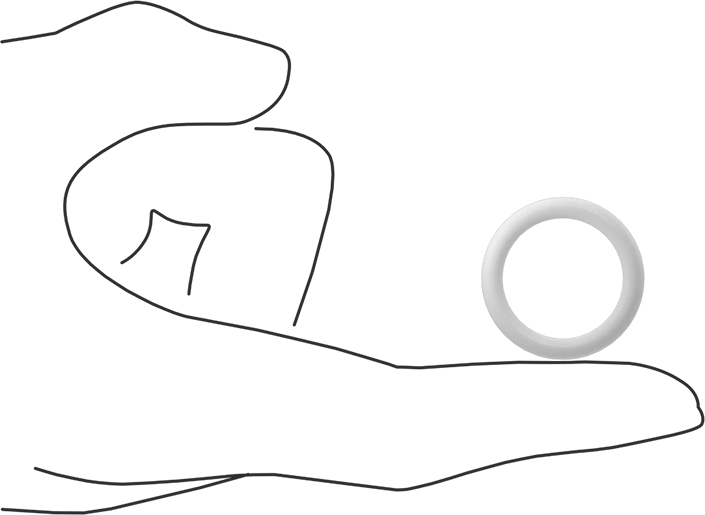 Yumuşak Viton® Floroelastomer O-Ring, FDA Uyumlu, 1/8 Kesirli Genişlik, Dash Numarası 211