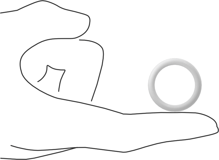 Yumuşak Viton® Floroelastomer O-Ring, FDA Uyumlu, 1/8 Kesirli Genişlik, Dash Numarası 212